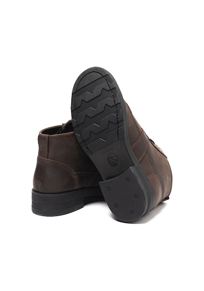 Dark Brown Bot Erkek Oxm003614 Oxs Frank 0036 Mıd M Leather Dk.brown Kahverengi
