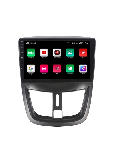 PEUGEOT 207 ANDROİD MULTİMEDYA CARPLAY 9 İNC HD IPS EKRAN 4GB/64GB KAMERA HEDİYELİ