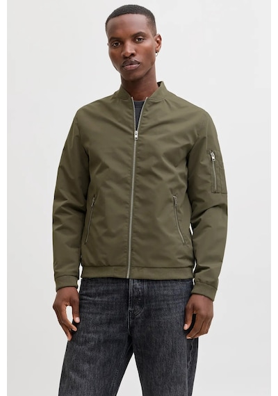 Jack & Jones Erkek Kolej Yaka Mont 63412165203 Haki Haki