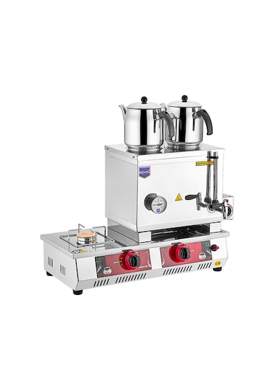 Remta 30 Model 2 Demlikli Gazlı Ce + Elektrikli Çay Ocağı 24 Lt
