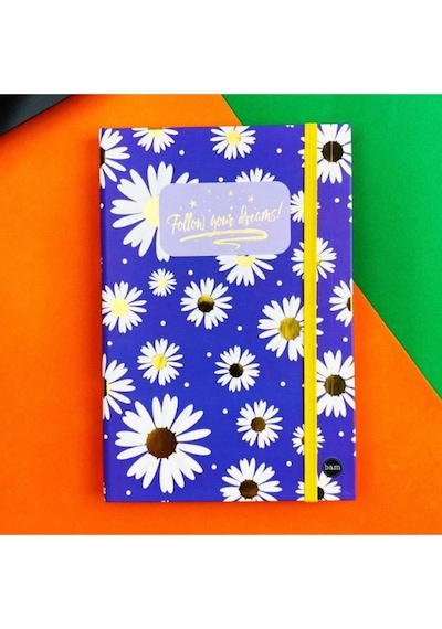 Paketli Mor Papatya Sekreterlik Defter Kalemlik Hediye Seti