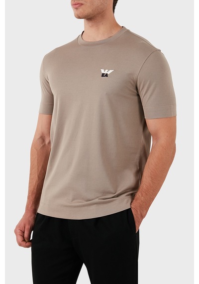 Emporio Armani Erkek T Shirt 6d1tm1 1jocz 0154 Kahve Kahve Kahverengi