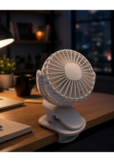Vantilatör Çalışma Masası Ve Yatak Başlığı İçin Klipsli Mini Fan - Lisinya