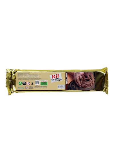1000 Gr. Kil Hamuru. Kahverengi. Modelleme Çamuru. Seramik. Doğal