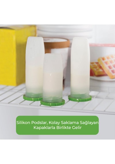 Playtex Pods Anne Sütü Saklama Kapları, 178ml, 6'lı Paket
