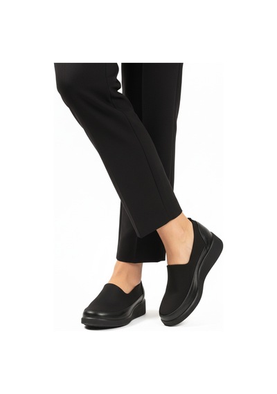 Siyah Floter Tekstil Kadın Casual Ayakkabı 651586 Z Siyah Floter