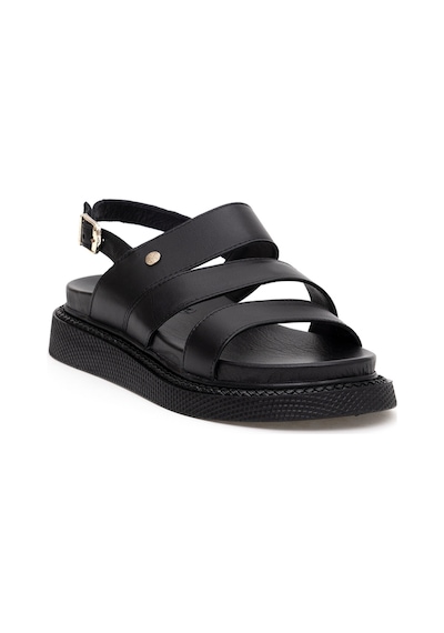 U.S. Polo Assn. Kadın Siyah Sandalet 50287291-VR046