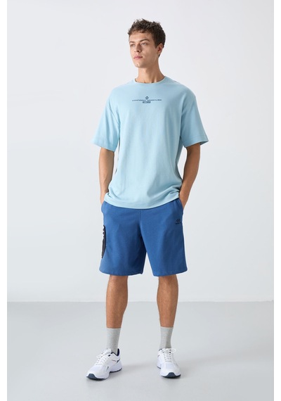 Tommy Life Açık Mavi Pamuklu Kalın Yumuşak Dokulu Oversize Fit Baskılı Erkek T-shirt - 88321 Açik Mavi Tommy Life Açık Mavi Pamuklu Kalın Yumuşak Dokulu Oversize Fit Baskılı Erkek T-shirt - 88321 Açik Mavi