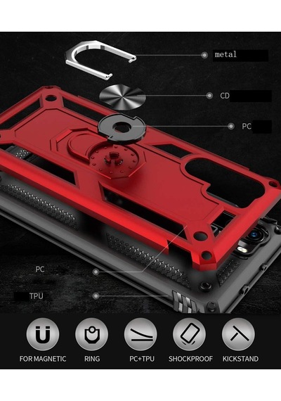 Huawei P30 Pro Kilif Zirhli Standli Miknatisli Tank Kapak 392979099