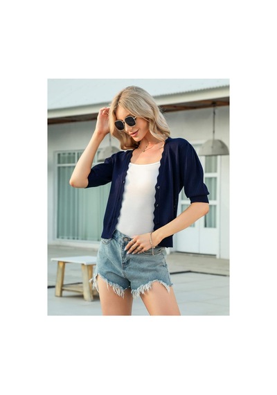 Youknitwear You Windy Triko Hırka Lacivert