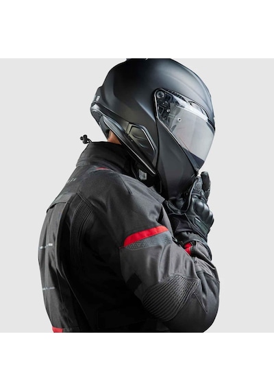 Rebelhorn Cubby V Kışlık Motosiklet Montu Antrasit - Kırmızı - Siyah 75068