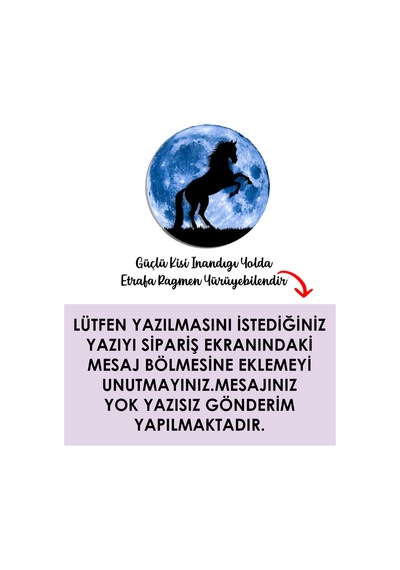 Kişiselleştirilebilir Led Işıklı Epoksi Katmanlı Tablo Lowell At Dolunay Mavi - 738226087 Mavi