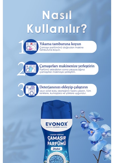 Clean Granül Çamaşır Parfümü & Çamaşır Yumuşatıcı İstanbul 210 Gr Tekli