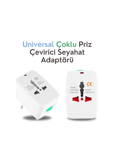 Universal Çoklu Priz Çevirici Seyahat Adaptörü Fiş/seyahat Adaptörü/power Charger Plug All İn O