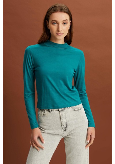 Alexandergardı Uzun Kollu Dik Yaka T-shirt B22-378a 001