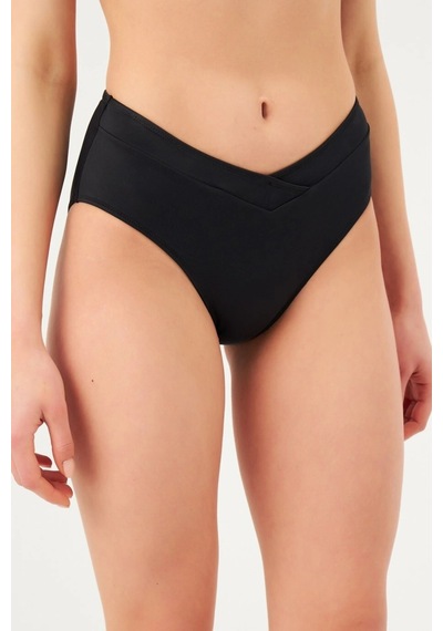 Eros Kaplı Straplez Bikini Takımı Siyah