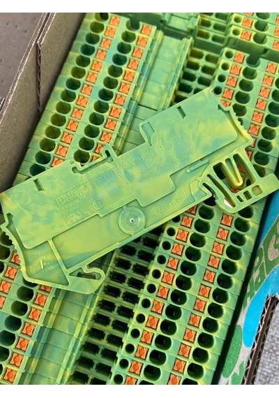 Phoenix Contact Pt 1,5/s-quattro-pe 3208333 Modüler Topraklama Klemensi