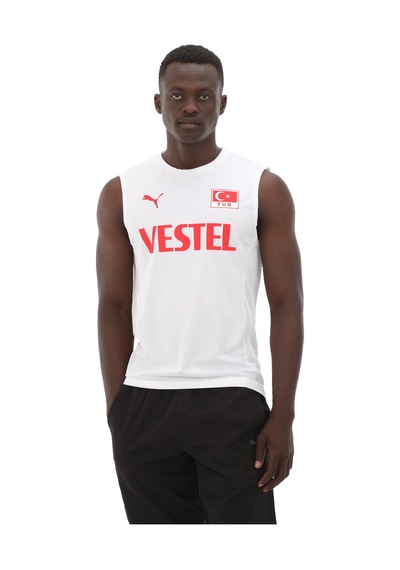 Puma Men Volleyball Jersey Erkek Forma Beyaz 706431-01 Beyaz
