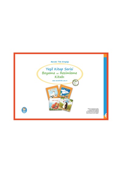 Yeşil Kitap Serisi / Okumalı Boyama - Resimleme Kitabı (Çıkartmalı) 5+ Yaş
