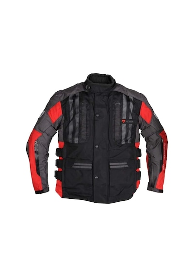 Venom Motosiklet Montu Tourex 4 Mevsim Ce Sertifikalı Long Touring Mont Kırmızı-siyah