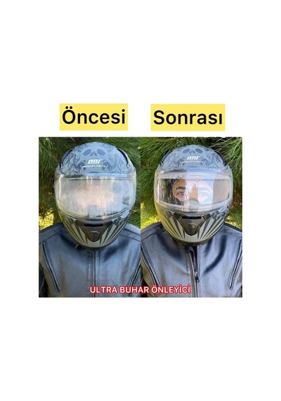 Gogo Kask Buhar Camı Yapıştırmalı Unıversal Pınlock