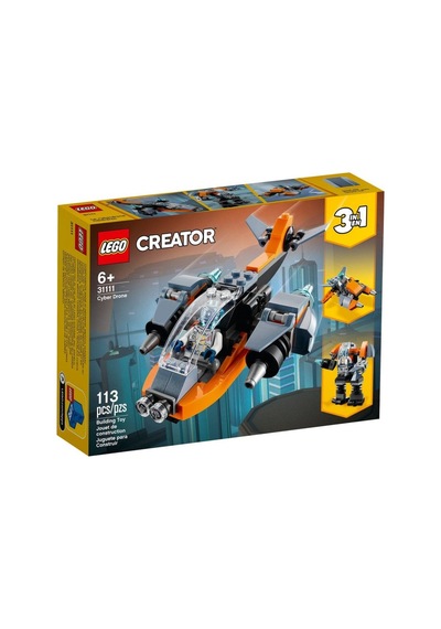 LEGO® Creator 31111 3’Ü 1 Arada Siber İnsansız Hava Aracı 113 Parça