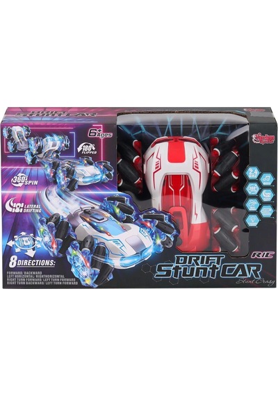 Hg4-33 Kumandalı Müzikli Işıklı Drift Stuntu Akrobat Araba -vardem Çok Renkli