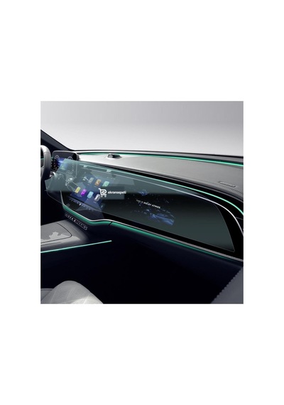 Mercedes E220 Uyumlu Araç Ekran Koruyucu Multimedya + Yolcu Ekranı W214 9h Nano Kırılmaz Şeffaf