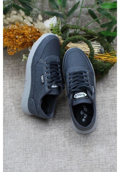 Fort Dks 2038 Füme Hafif Rahat Keten Sneaker Erkek Ayakkabı 001