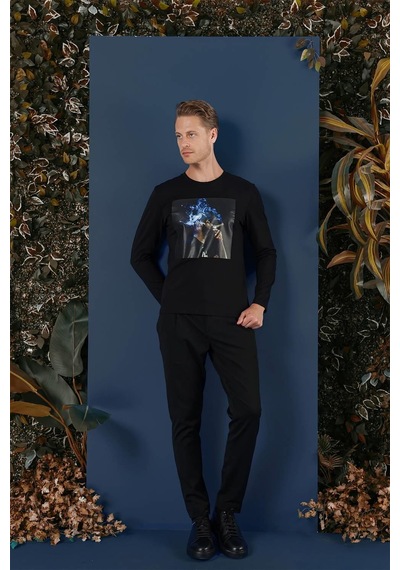 Efor Ts 861 Siyah Spor T-shirt Siyah