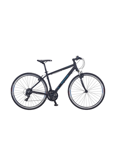 Salcano City Life 24s V 28 Jant Full Shimano 24 Vites-18" Şehir ve Gezi Bisikleti Siyah-Mavi