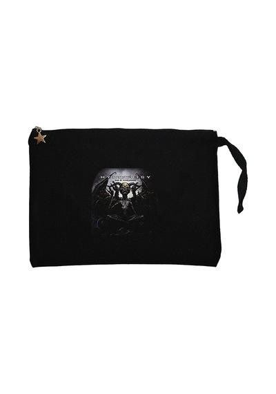 Hypocrisy End of Disclosure Siyah Clutch Cüzdan / El Çantası Siyah