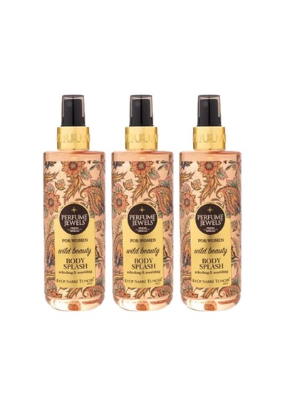 Pj Body Splash Beauty 250 Ml X 3
