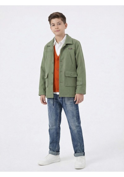 Xo Kids Erkek Çocuk 4lü Alt Üst Takım 11-14 Yaş 14203 Yeşil