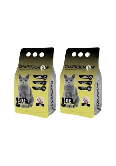 10 Lt Çiçek Kokulu Topaklanan Kedi Kumu İki Paket