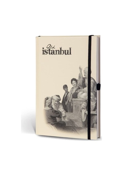 Eski Istanbul Journal Çizgili Lastikli Şark Kahvesi Genel