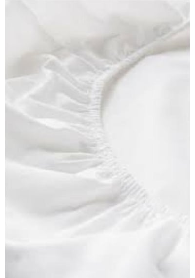 Evony Sıvı Geçirmez Fitted Çift Kişilik Alez 220x200+30 Cm Beyaz