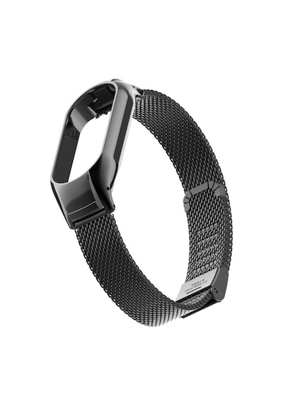 Xiaomi Mi Band 7 Uyumlu Krd-06 Metal Nrtk Kordon-siyah