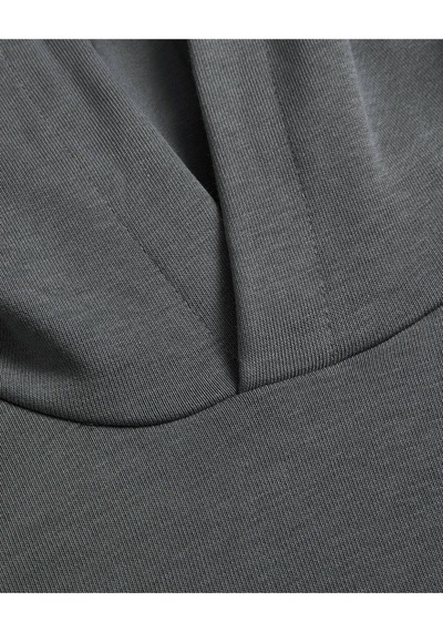Skechers M Essential Hoodie Sweatshirt Erkek Gri Sweatshirt S242110-003 Antrasit