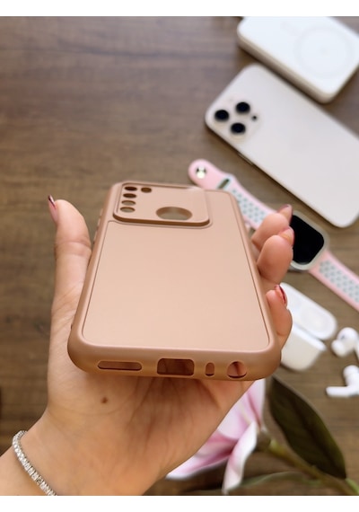 Redmi Note 8 Uyumlu Kamera Korumalı Darbeye Dayanıklı Renk Atmayan Keep Silikon Kılıf Kahverengi