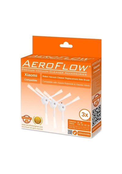 Aeroflow Xiaomi İle Uyumlu E4 Yan Fırça - 3 Adet Garantili