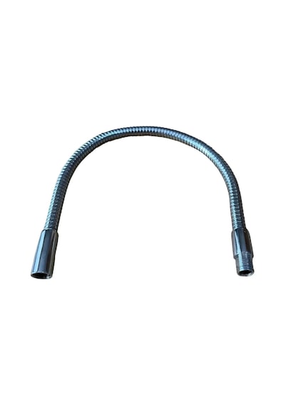 Masa Lambası Aplik Vb İçin Kıvrımlı Spiral Hortum Metal 8mm 40cm