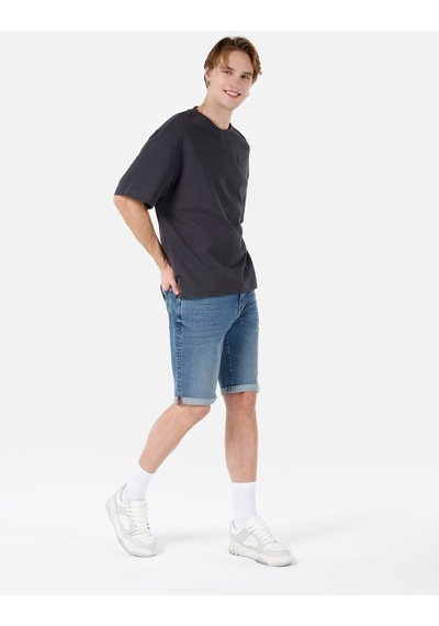 Colin's Colins Normal Kesim Düşük Bel Düz Paça Erkek Jean Şort Cl1068547 Cl1068547 Q1.V1 Dn05019 Mavi
