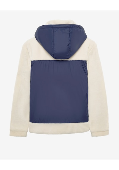 Skechers M Outdoor Fleece Full Zip Sherpa Erkek Offwhite Mont S242039-102 Beyaz Skechers M Outdoor Fleece Full Zip Sherpa Erkek Offwhite Mont S242039-102 Beyaz