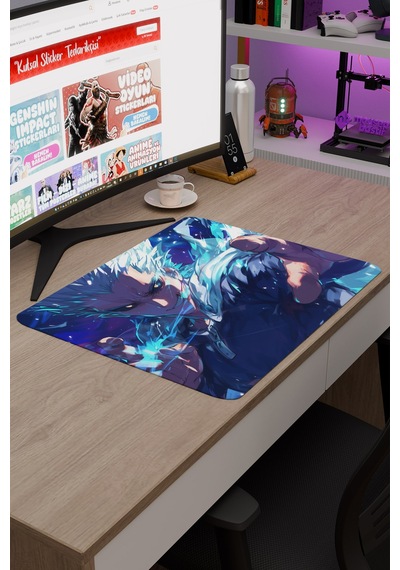 One Punch Man Kaymaz Dikişli Kauçuk Oyuncu Mousepad V5 - 48x40 Xl Gaming Mouse Pad Fare Altlığı