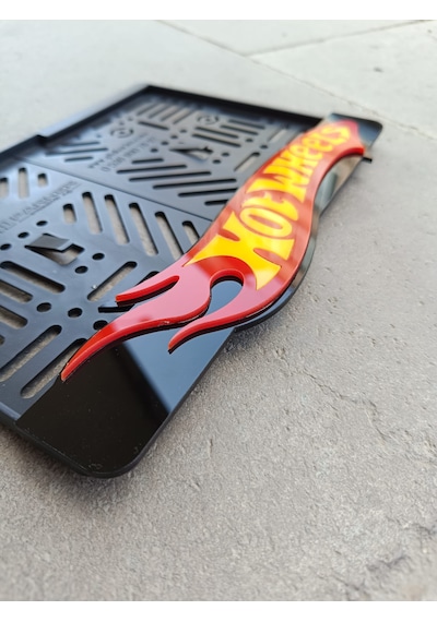 Hotwheels Motor Plakalık Motorsiklet Plakalık Lazer Kesim Plakalık İsimli Plakalık
