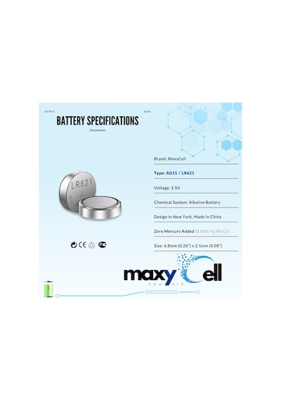 Maxycell 12 Adet Ag4 376 377 Sr626 Sr626sw Lr66 1.5v Düğme Pil, Saat Pili, Çocuklara Dayanıklı Ambalaj, Küçük Elektronik Cihazlar Için,ölçüm Cihazlar