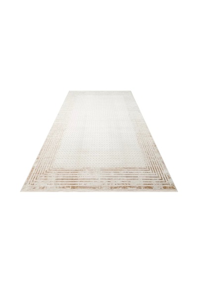 Hoom Rugs Bomonti Mhl 01 Cream Gold Viskon & Akrilik Modern Salon Halısı Krem - Gold