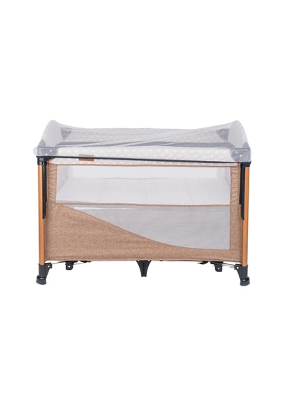 Mamma Luxury Alüminyum Anne Yanı Organizerli Dönenceli Park Yatak Beşik 70 X 110 Cm.