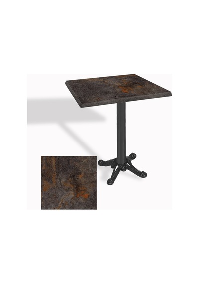 Çipa Döküm Ayak Kare Masa 60x60 Cm - Werzalit, Wermodin Ve Allzalit Tabla - Metal Oxid 3 Çok Renkli Çipa Döküm Ayak Kare Masa 60x60 Cm - Werzalit, Wermodin Ve Allzalit Tabla - Metal Oxid 3 Çok Renkli